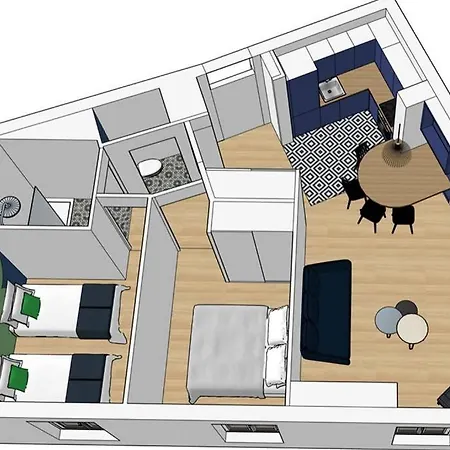 La Serrisienne 3 - Val D'europe Place Toscane - Disneyland Paris - 4 A 6 Personnes Apartment